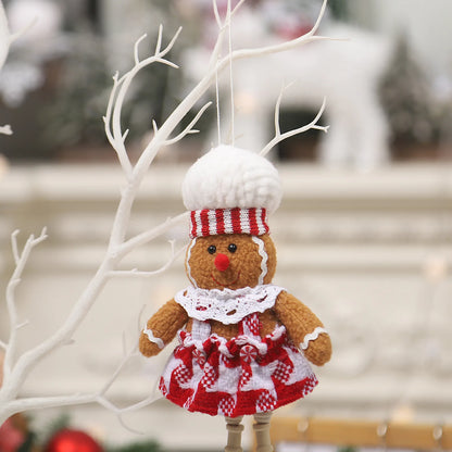 Kerst pop lange benen – schattige gingerbread hanger voor feestelijke decoratie