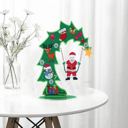 Diamond Painting Tafelornament kerstdecoratie acryl verlichtend kunstwerk - DZ695