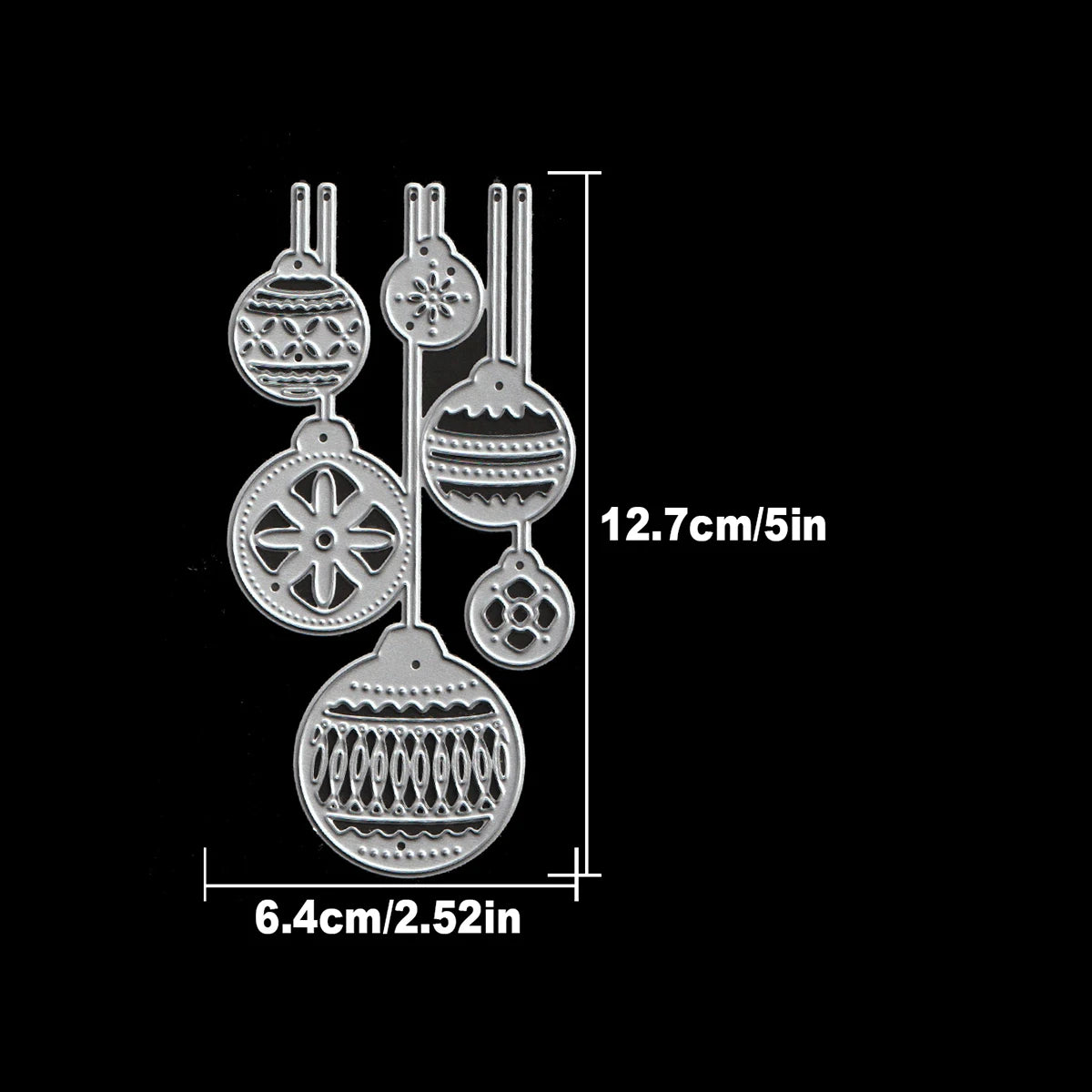 Snijmal Kerstklokken – Metalen Mal voor Kaarten en Scrapbooking