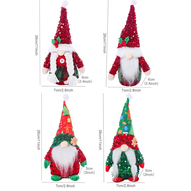 Kerst pop met muts – vrolijke Scandinavische kerstdecoratie voor thuis