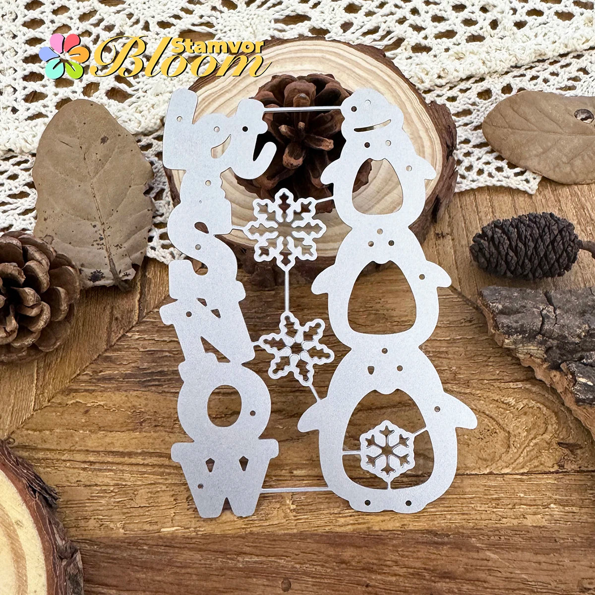 Snijmal Winterse Pinguïns Sneeuwvlokken Let it Snow