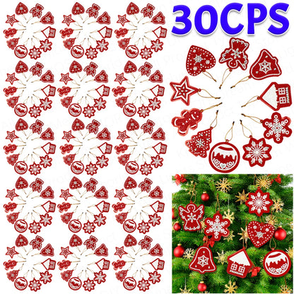 Diamond Painting Kerst Hangers – 10x DIY Kerstboom Ornamenten met Speciale Steentjes | Unieke Kerstdecoratie en Cadeau Idee