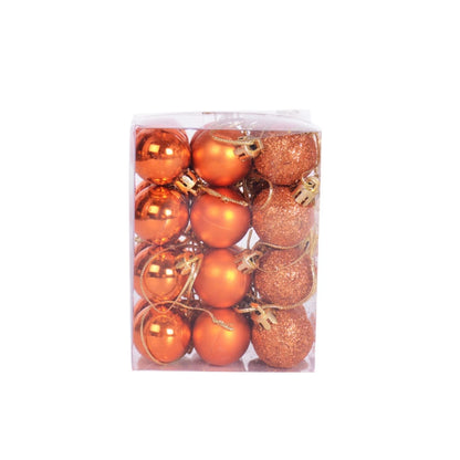 Kerstballen set 24 stuks – Luxe kerstboomversiering in rood en goud