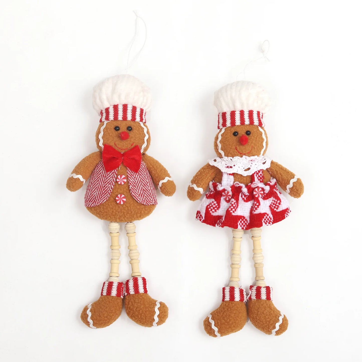 Kerst pop lange benen – schattige gingerbread hanger voor feestelijke decoratie