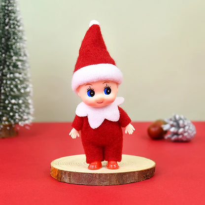 Kerst pop elf mini peuter jongen en meisje schattige cadeaus
