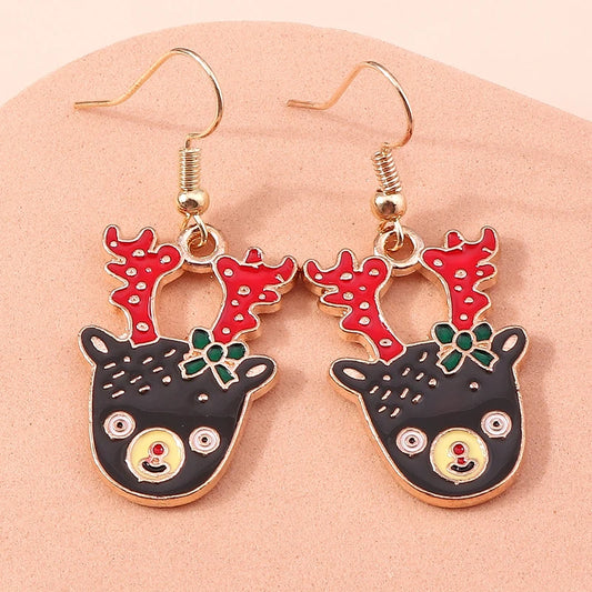 Kerst Oorbellen – Feestelijke oorbellen met Kerst design voor Dames - 027
