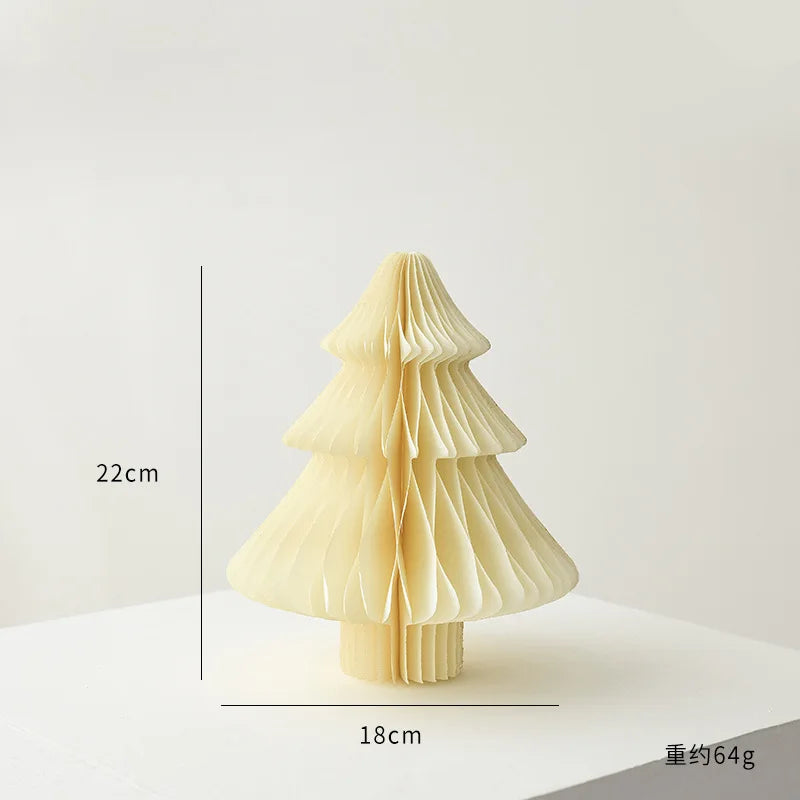 Opvouwbare Kerstboom – Mini Honeycomb Origami Kerstdecoratie van Papier