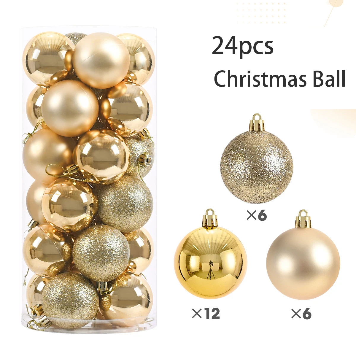 Kerstballen set 24 stuks – 3cm kerstboom versiering in diverse kleuren