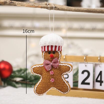 Kerst pop lange benen – schattige gingerbread hanger voor feestelijke decoratie