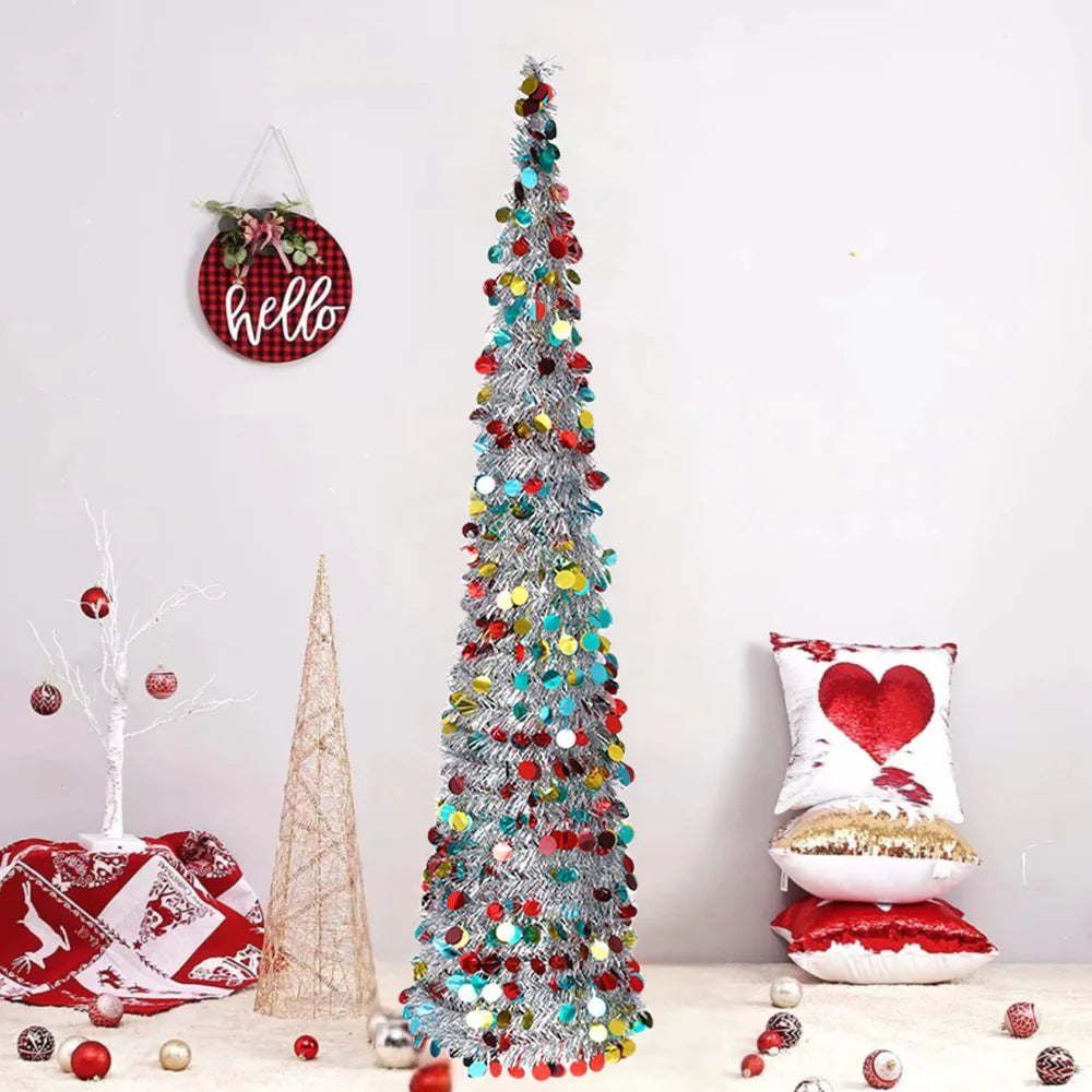 Opvouwbare Kerstboom Goud & Zilver – Luxe Decoratie – 6 Kleuren