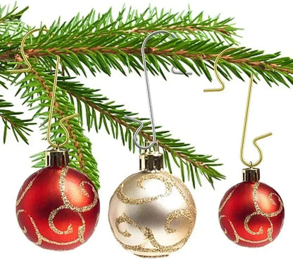Kerstbal haakjes S-vormig metaal – stevige haken voor kerstboomdecoratie