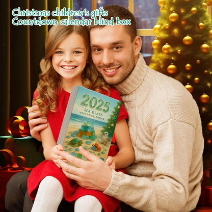 Adventkalender 24 mini acryl kerstboom ornamenten voor aftellen