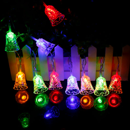 Verlicht Kerst snoer met LED belletjes – 1,5m / 3m / 6m – Warm wit licht