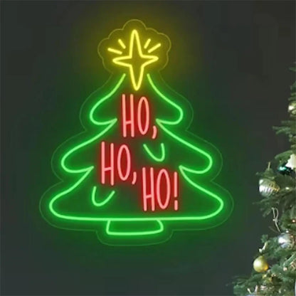 Kerst lamp neon boom met USB dimmer – sfeervolle LED kerstverlichting