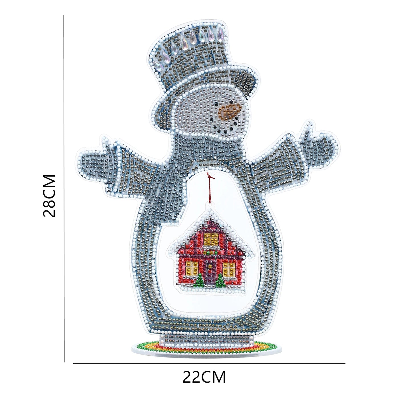 Diamond Painting Tafelornament kerstdecoratie acryl verlichtend kunstwerk - DZ691