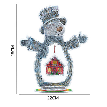 Diamond Painting Tafelornament kerstdecoratie acryl verlichtend kunstwerk - DZ691
