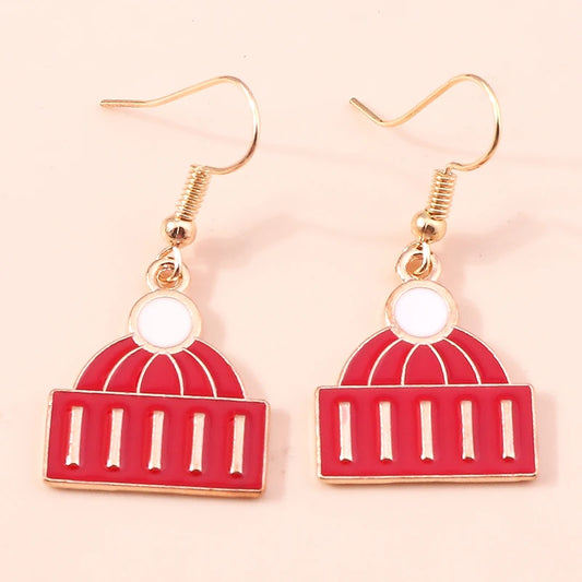 Kerst Oorbellen – Feestelijke oorbellen met Kerst design voor Dames - 033