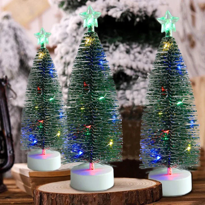 Kerst lamp mini verlichte kerstbomen met LED lichtjes – sfeervolle decoratie voor thuis en feest
