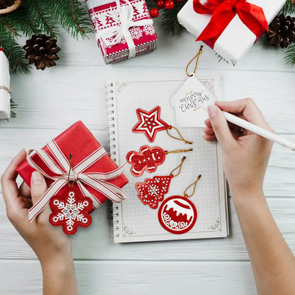 Diamond Painting Kerst Hangers – 10x DIY Kerstboom Ornamenten met Speciale Steentjes | Unieke Kerstdecoratie en Cadeau Idee