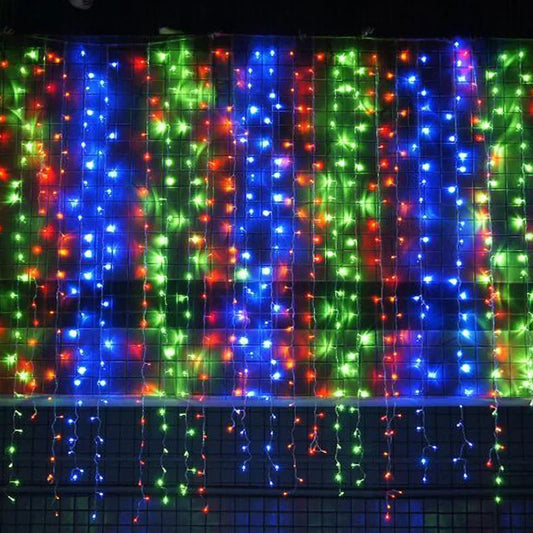 Kerst lichtgordijn sfeervolle LED slinger voor binnen en buiten
