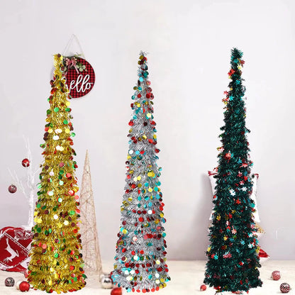 Opvouwbare Kerstboom Goud & Zilver – Luxe Decoratie – 6 Kleuren