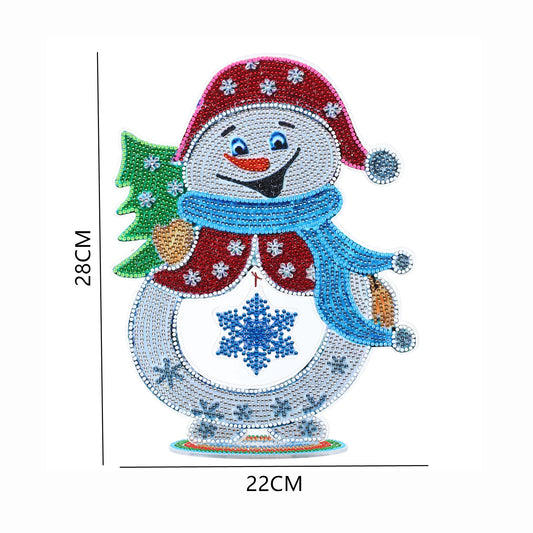 Diamond Painting Tafelornament kerstdecoratie acryl verlichtend kunstwerk - DZ694