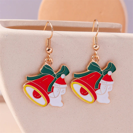 Kerst Oorbellen – Feestelijke oorbellen met Kerst design voor Dames - 007