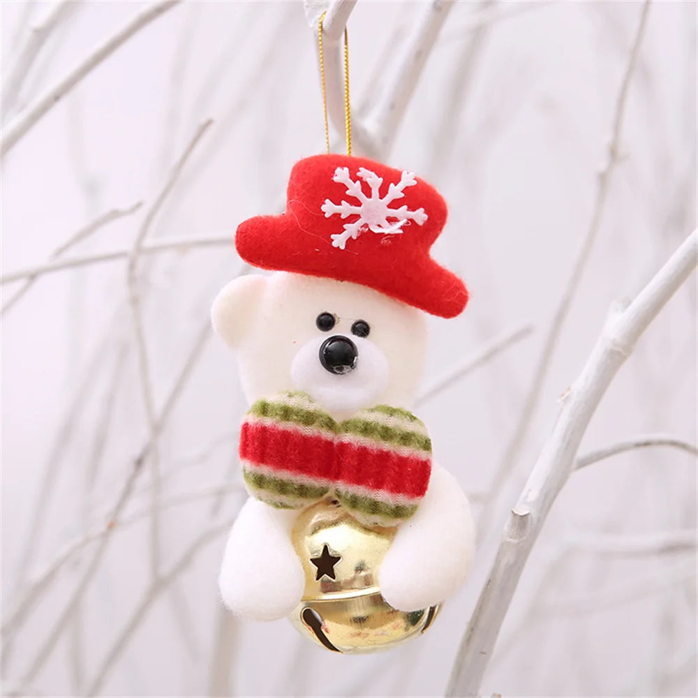 Kerstbel pop hanger – sfeervolle kerstboomversiering met bel