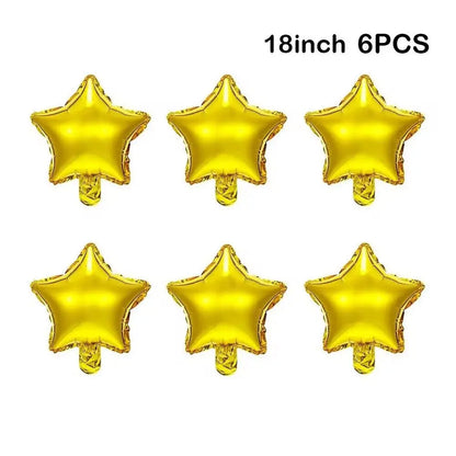 Opblaasbaar Kerst ornament snoepstok en ster decoratie in rood en groen