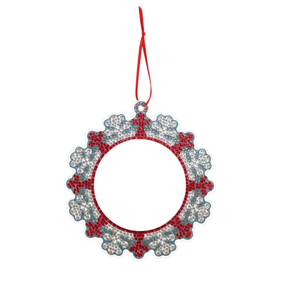 Diamond Painting Kersthangers fotolijst kerstdecoratie set 4 stuks - SDZ006